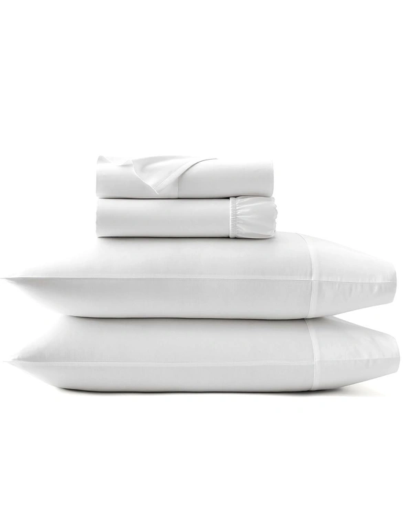 Park Avenue 500 Thread Count Natural Cotton Sheet Set  White, hi-res image number null