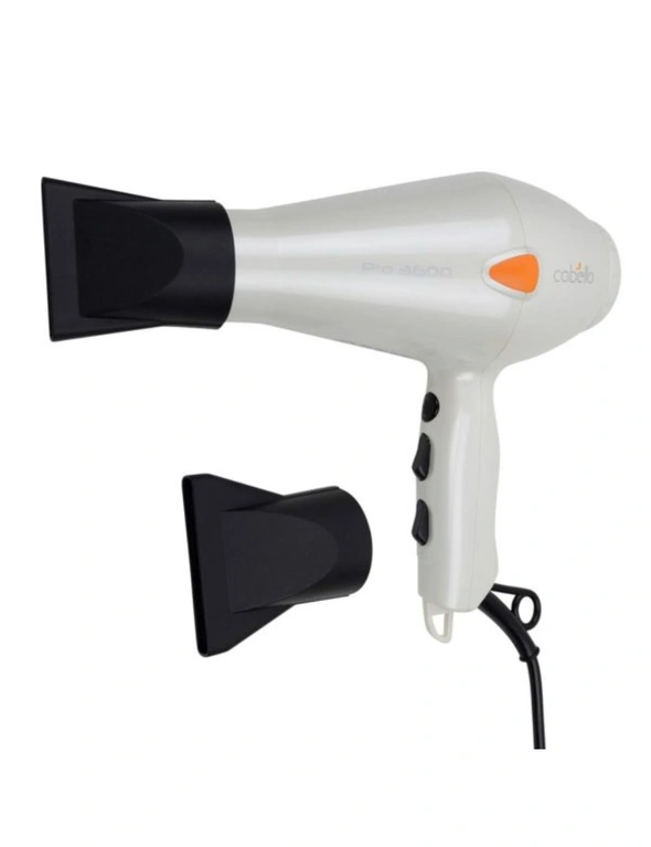 Cabello Professional Hair Dryer PRO 3600 White, hi-res image number null