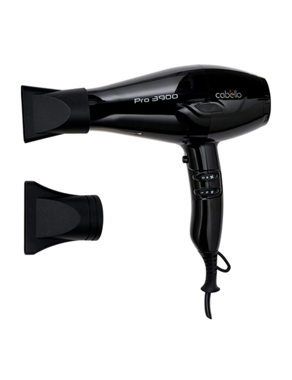 Cabello Professional Hair Dryer PRO 3900 Black, hi-res image number null