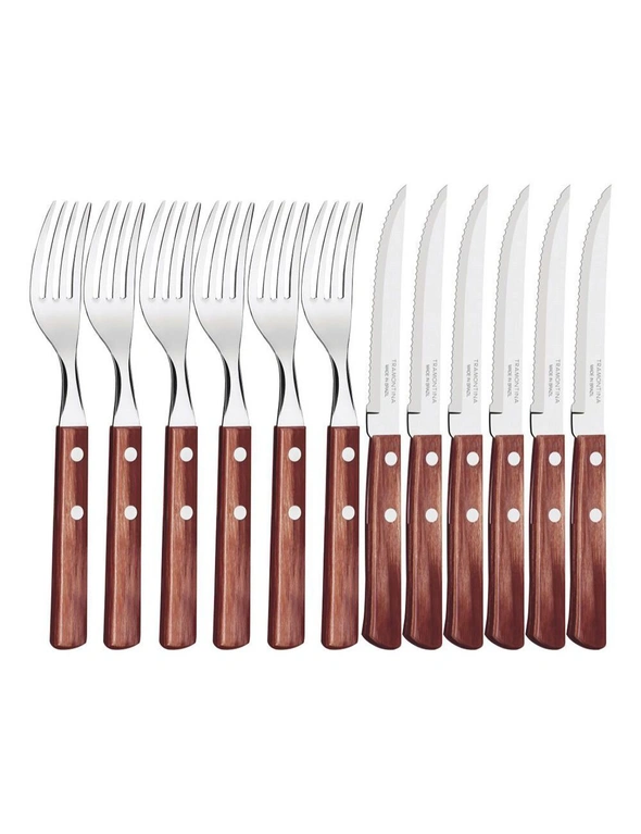 Tramontina 12 Pc. Barbecue Set Polywood, hi-res image number null