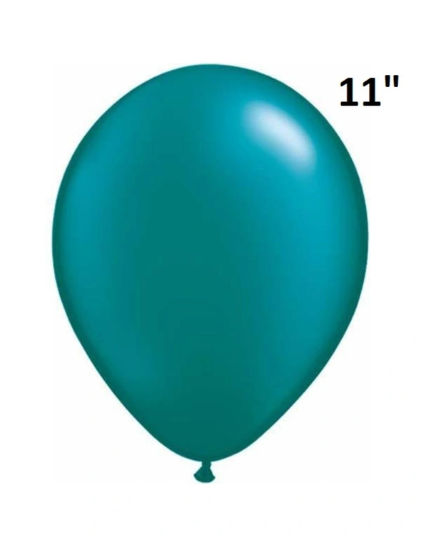 Balloon Latex 11" Pearl Teal Birthday Decor Wedding Engagement Party Decoration, hi-res image number null