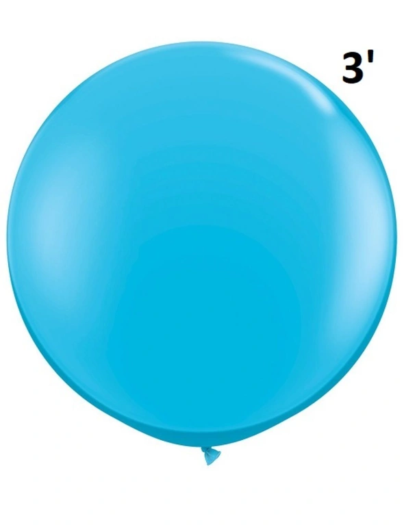 Balloon Latex 3' Fashion Robins Egg Blue Birthday Wedding Engagement Party Decor, hi-res image number null