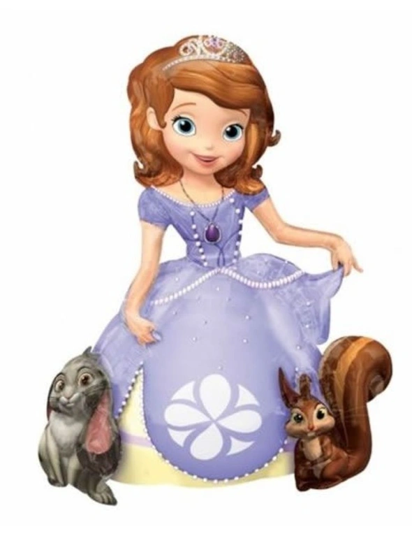 Balloon Foil Airwalker Sofia The First Disney Princess Helium Party Decoration, hi-res image number null