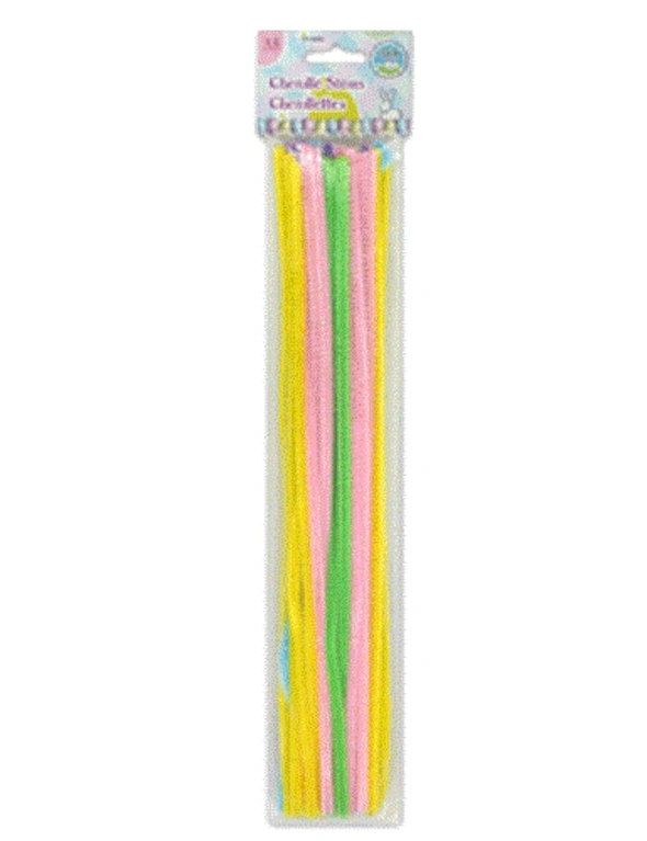 Pipe Cleaners/Chenille Stems - Easter Colours, 35 Pk