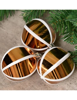 Christmas Bauble - Shatterproof, Copper