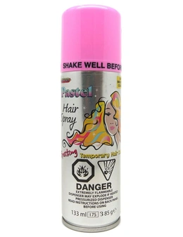 Hair Spray - Coloured, Pastel Pink