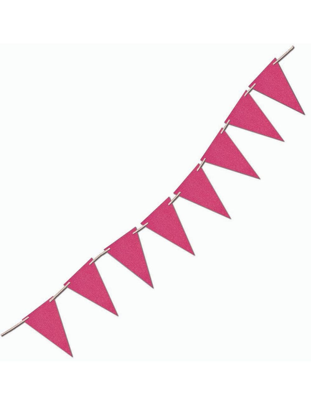 Flag Bunting Diamond Banner Flags Hot Pink Wedding Birthday Garland ...