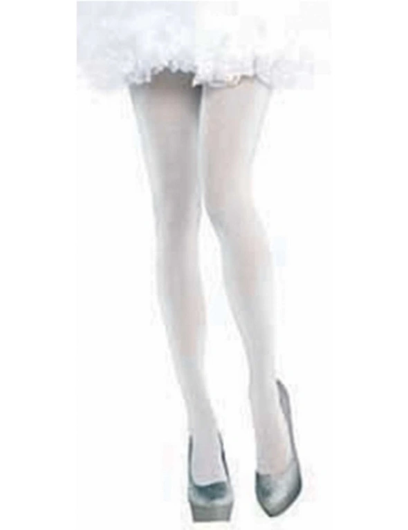 Tights - Shimmer, White & Silver, hi-res image number null