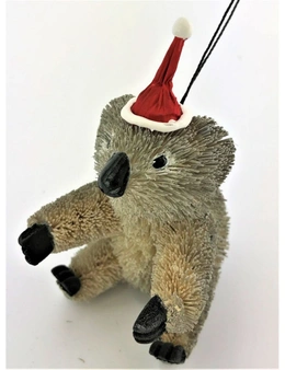Christmas Ornament - Koala, Santa Hat