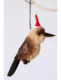 Christmas Ornament - Kookaburra, Santa Hat