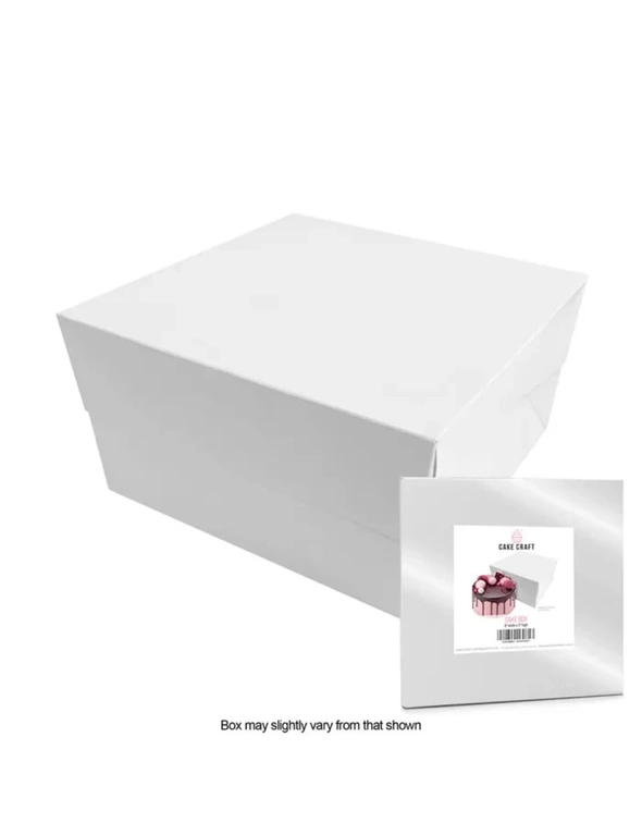 Cake Box 20 Cm X 20 Cm X 12.5 Cm Birthday Party Food Grade Cupcakes Case Boxes, hi-res image number null