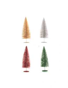 Table Ornament - 30 cm Glitter Christmas Tree, Assorted
