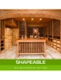 La Bella Timber Wine Rack 42 Bottle Storage Cellar Organiser, hi-res