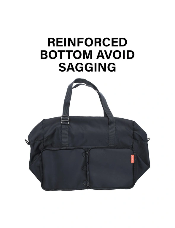 KOELE Shopper Bag Travel Duffle Bag Foldable Laptop Luggage KO-BOSTON - Navy, hi-res image number null