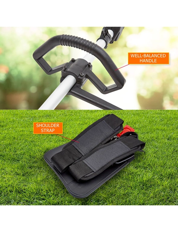 Dynamic Power Garden Whipper Snipper Brush Cutter 26cc + 4 Blades, hi-res image number null