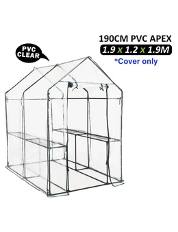 Home Ready Garden Greenhouse Shed PVC Cover Only 190cm Apex