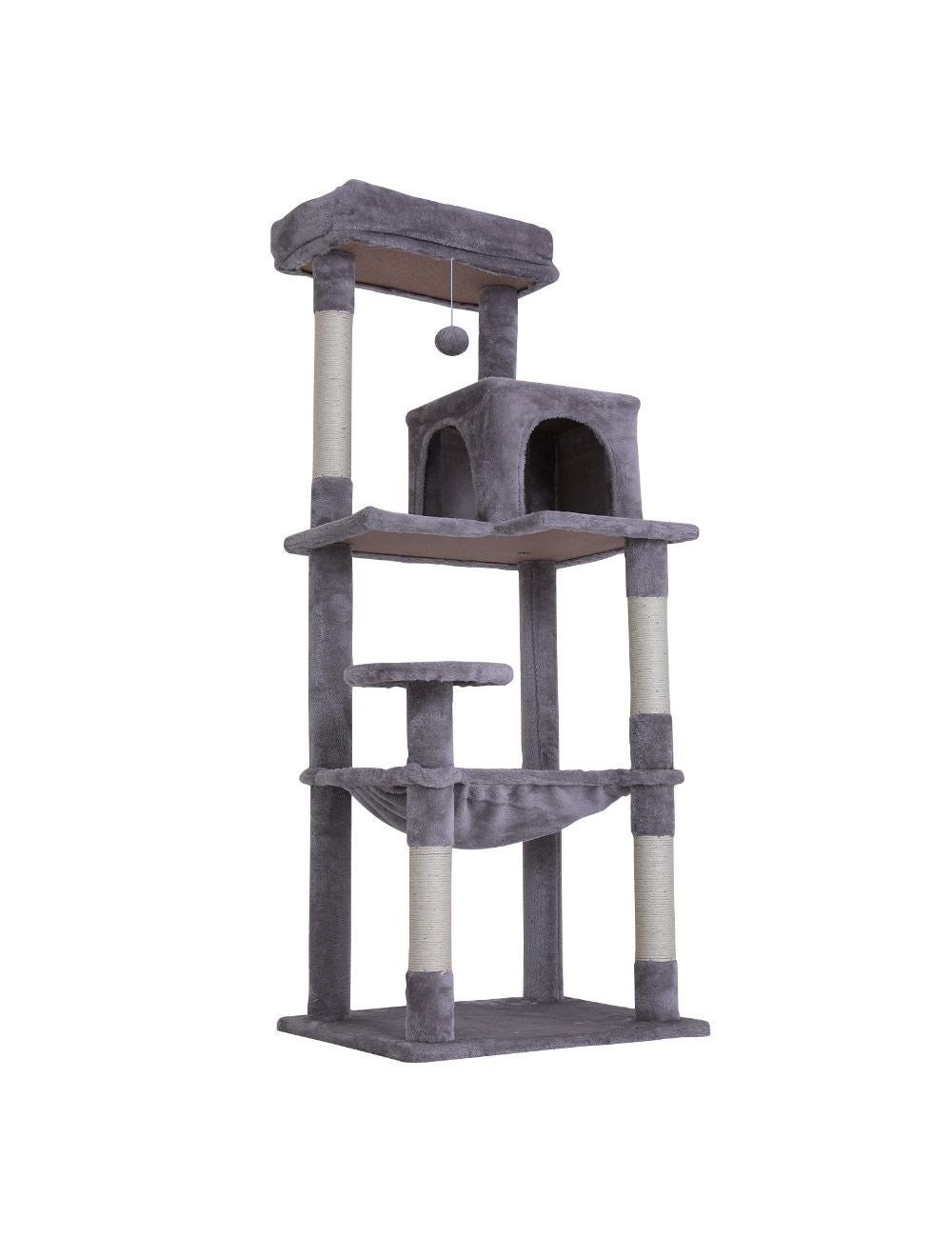 Paw Mate Cat Tree Sisal Scratching Post 143cm CATOPIA Scratcher Pole ...