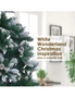 Home Ready Snowy Christmas Tree Xmas Pine Cones 5Ft 150cm 720 tips - Green, hi-res