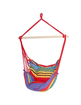 Gardeon Hammock Swing Chair with Cushion - Multi-colour