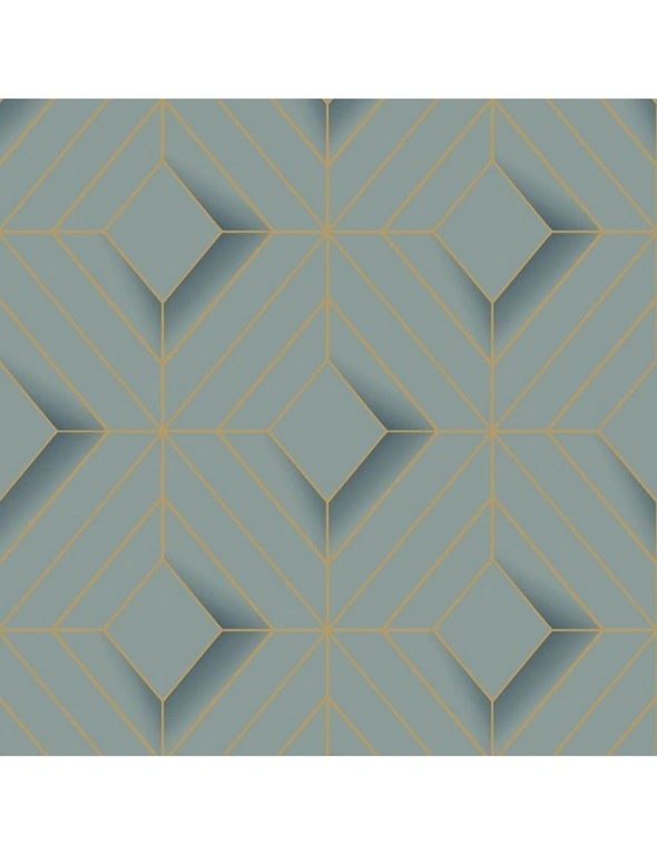 Muriva Leda Geometric Wallpaper, hi-res image number null