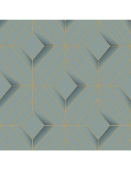 Muriva Leda Geometric Wallpaper