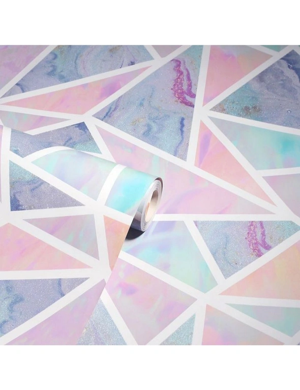 Arthouse Pastel Geometric Glitter Wallpaper, hi-res image number null