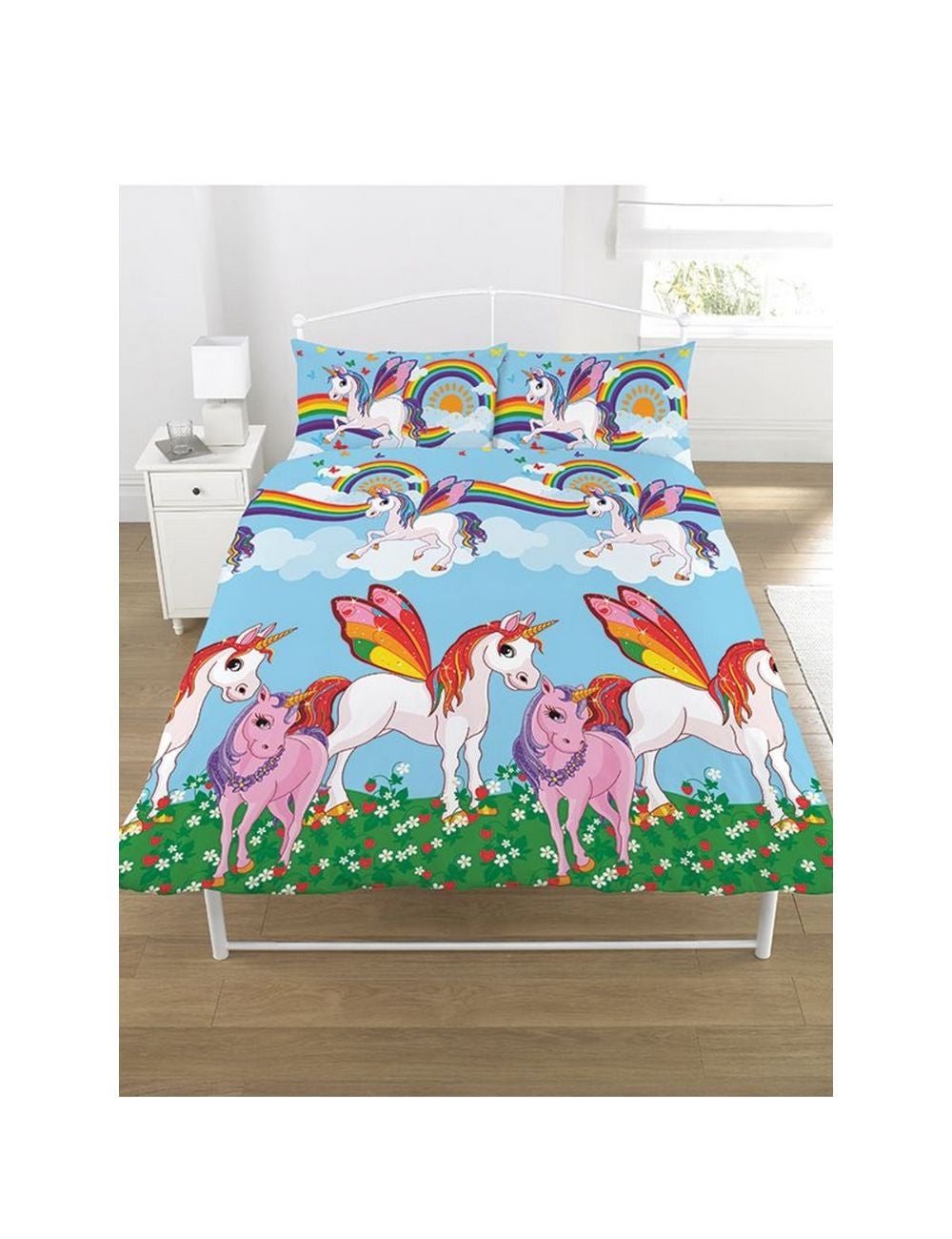 Unicorn doona clearance cover queen size