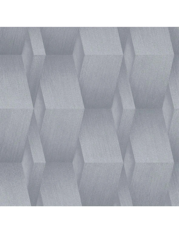 Erismann 3D Geometric Textured Wallpaper, hi-res image number null