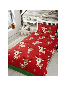 Rapport Rudolph And Friends Christmas Duvet Cover Set