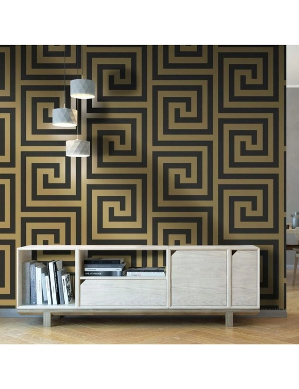 Debona Athena Geometric Textured Wallpaper, hi-res image number null