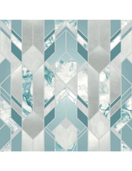 Muriva Elixir Marble Geometric Wallpaper