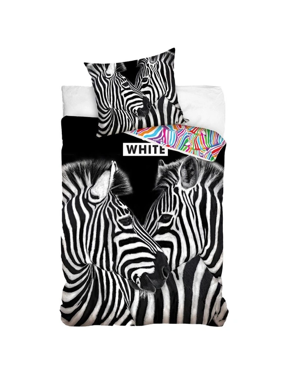 Zebra Duvet Cover Set, hi-res image number null