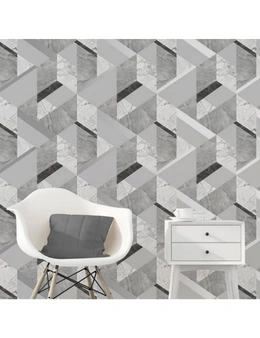 Fine Decor Marblesque Geometric Wallpaper