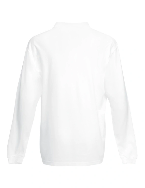 Fruit Of The Loom Mens Premium Long Sleeve Polo Shirt, hi-res image number null