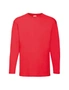 Fruit Of The Loom Mens Valueweight Crew Neck Long Sleeve T-Shirt, hi-res