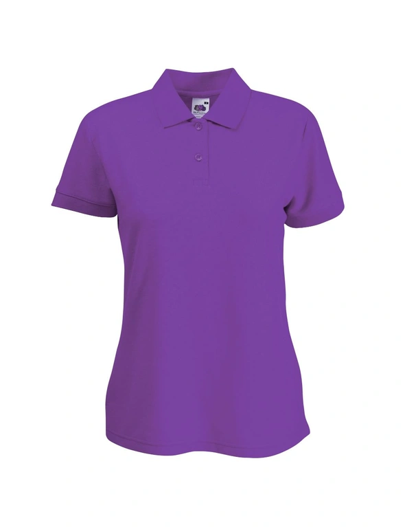 Fruit Of The Loom Womens Lady-Fit 65/35 Short Sleeve Polo Shirt, hi-res image number null