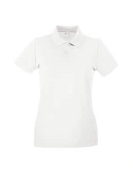 Womens/Ladies Fitted Short Sleeve Casual Polo Shirt