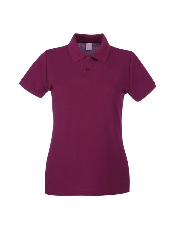Womens/Ladies Fitted Short Sleeve Casual Polo Shirt, hi-res image number null