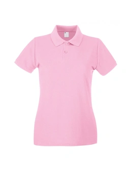 Womens/Ladies Fitted Short Sleeve Casual Polo Shirt