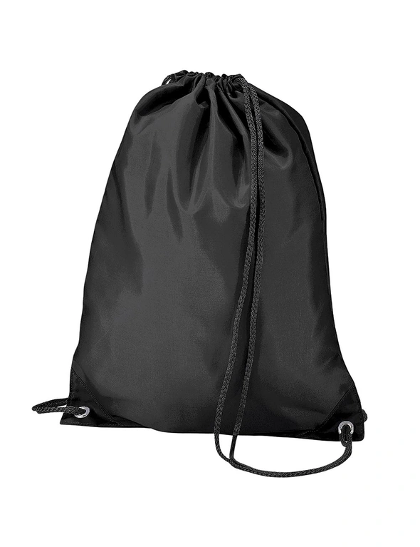 BagBase Budget Water Resistant Sports Gymsac Drawstring Bag (11 Litres) (Pack of 2), hi-res image number null