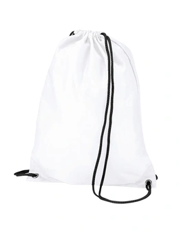 BagBase Budget Water Resistant Sports Gymsac Drawstring Bag (11 Litres) (Pack of 2)