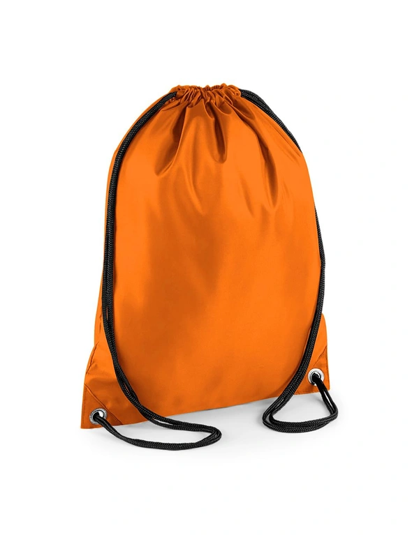 BagBase Budget Water Resistant Sports Gymsac Drawstring Bag (11 Litres) (Pack of 2), hi-res image number null