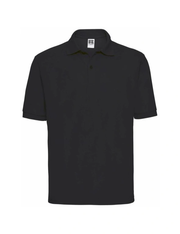Russell Mens Classic Short Sleeve Polycotton Polo Shirt, hi-res image number null