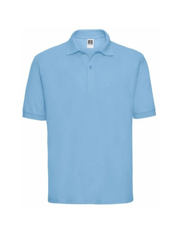 Russell Mens Classic Short Sleeve Polycotton Polo Shirt, hi-res image number null