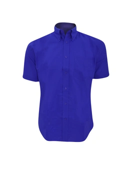 Kustom Kit Mens Workwear Oxford Short Sleeve Shirt