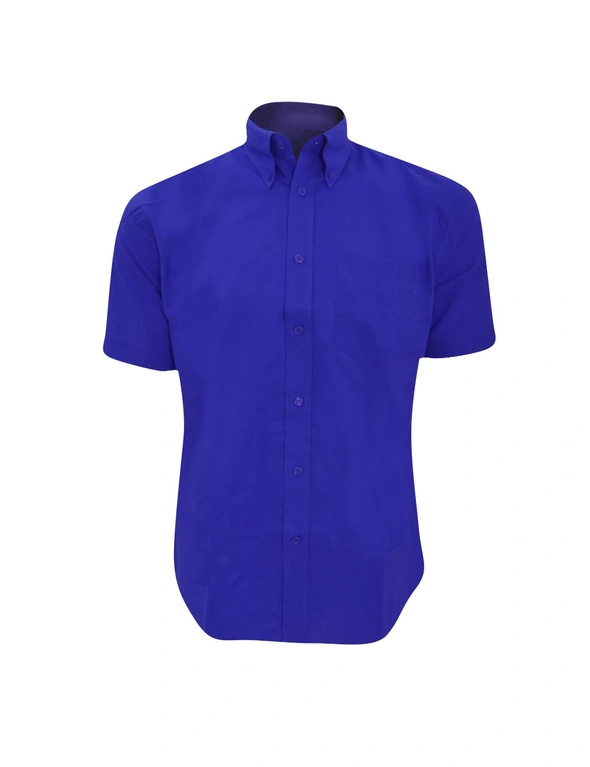 Kustom Kit Mens Workwear Oxford Short Sleeve Shirt, hi-res image number null