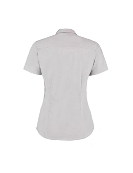 Kustom Kit Ladies Corporate Oxford Short Sleeve Shirt