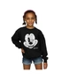 Disney Girls Mickey Mouse Face Cotton Sweatshirt, hi-res