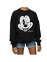 Disney Girls Mickey Mouse Face Cotton Sweatshirt, hi-res