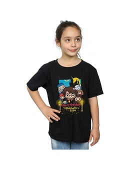 Harry Potter And The Philosopher´s Stone Girls Chibi Cotton T-Shirt